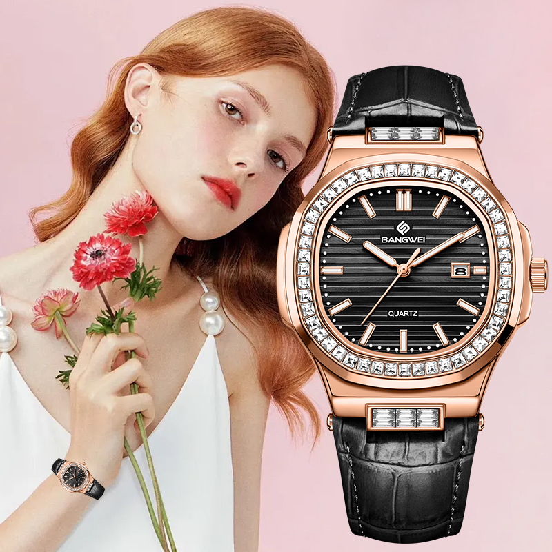 Fashion Women Watch - LIGE Bangwei Fashion Simple Quartz Woman