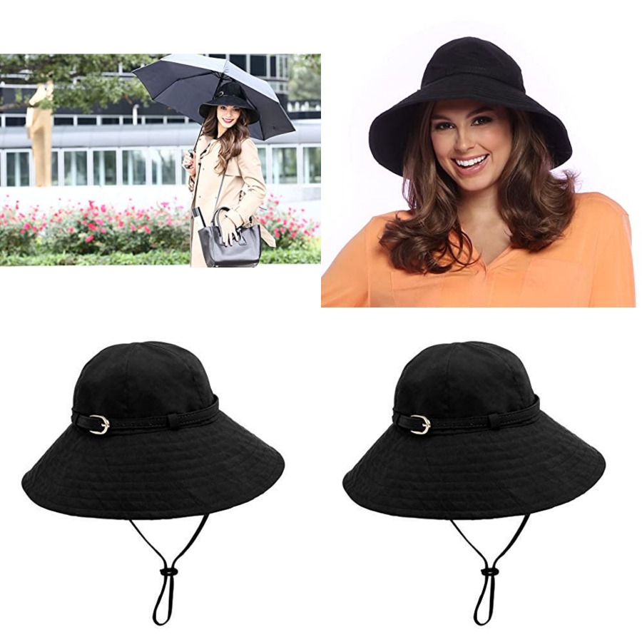 Bucket Hat Women - VINRELLA Rain and Sun Hat, Rain