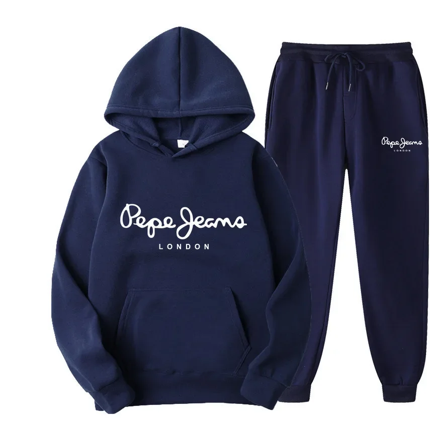 Women'S Fashion Trousers - Men Women Printed Hoodie Tracksuit Two