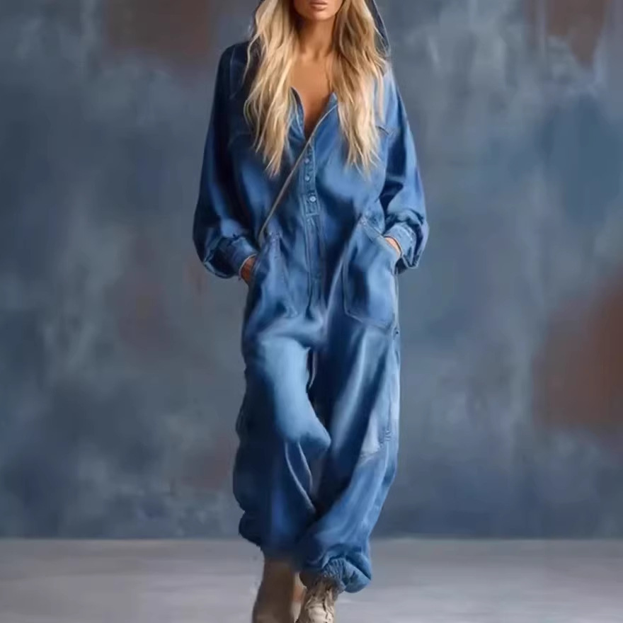 Women'S Fashion Trousers - Jumpsuits Women One Piece Full Sleeve