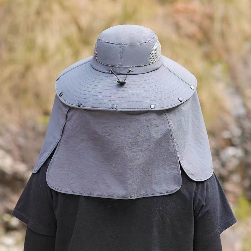 Bucket Hat Women - Removable Cloth Men Sun Hat Big