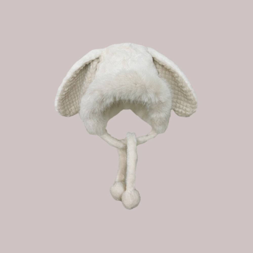 Bucket Hat Women - New Warm Winter Hat Woolen Ear