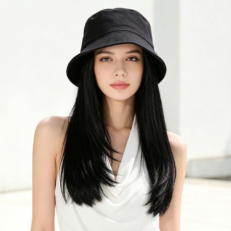 Sun-Shading Black Bucket Hat C - Bucket Hat Women review and price