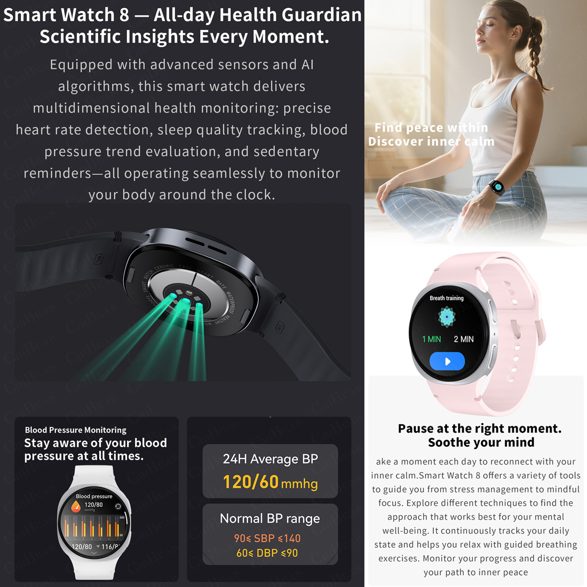 2026 New Watches 8 Mini GPS Tr - Women Fashion Zone review and price