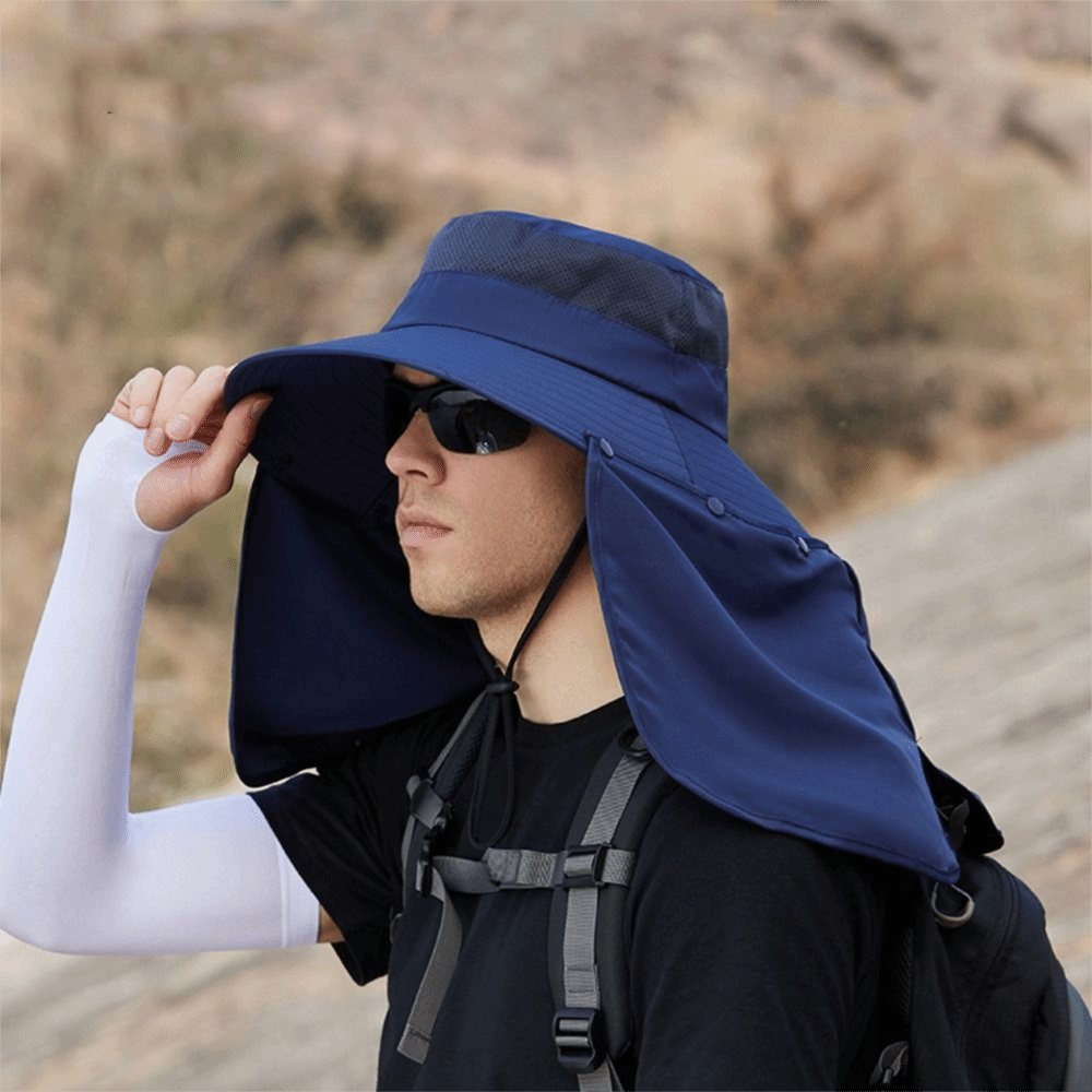 Simple Cloth Men Sun Hat Neck  - Bucket Hat Women review and price