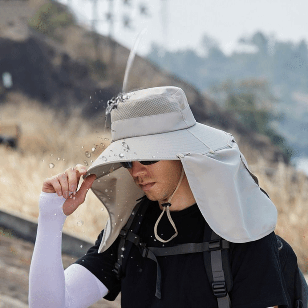Simple Cloth Men Sun Hat Neck  - Bucket Hat Women review and price