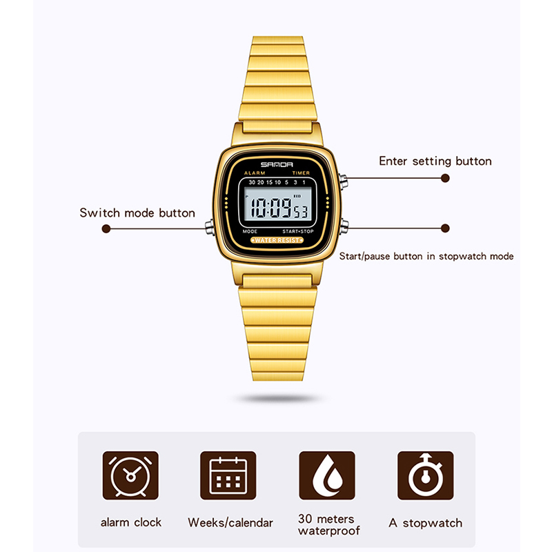 SANDA Women Golden Classic Qua - Women Fashion Zone review and price