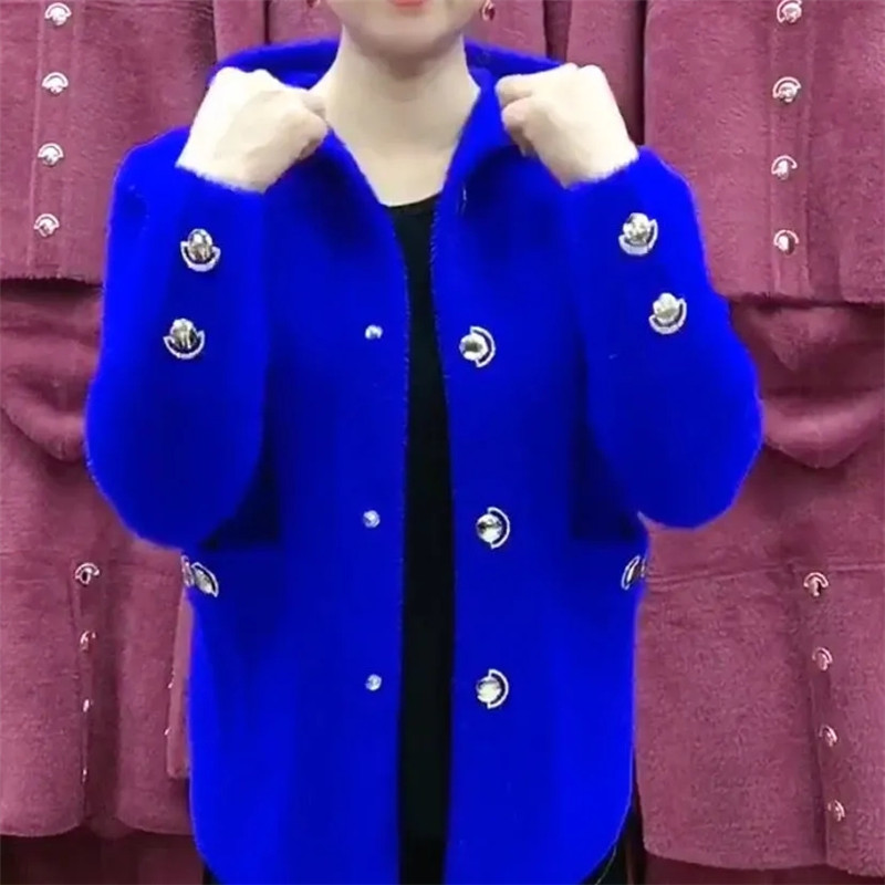 NEW Middle Aged Elderly Mother - Velvet Blazer Women review and price
