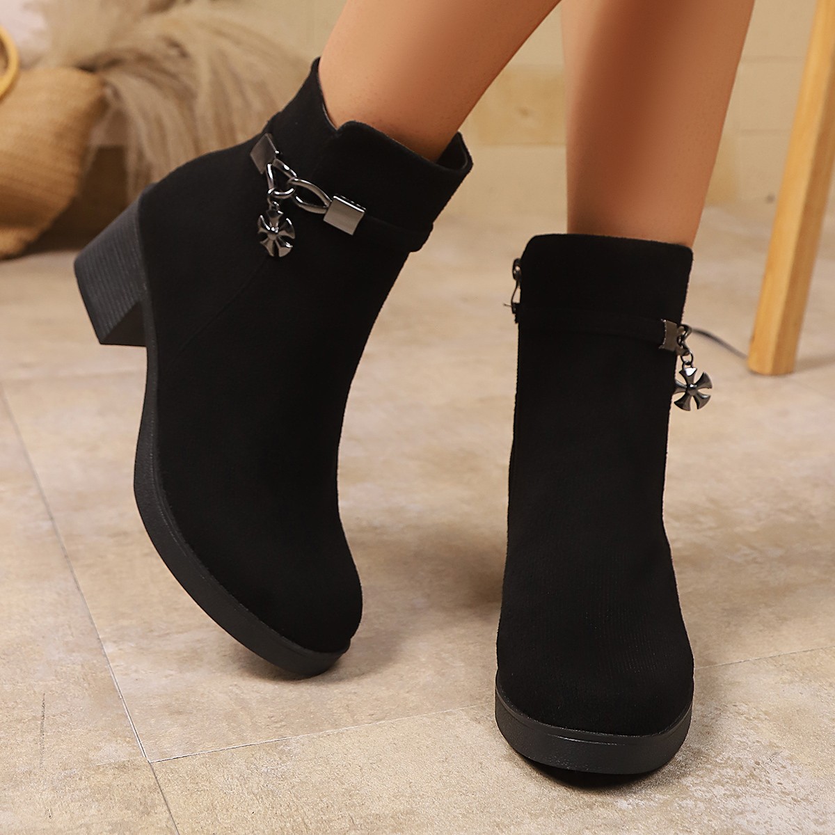 Fashionable New Round Toe Comf - Women'S Fashion Riding Boots review and price