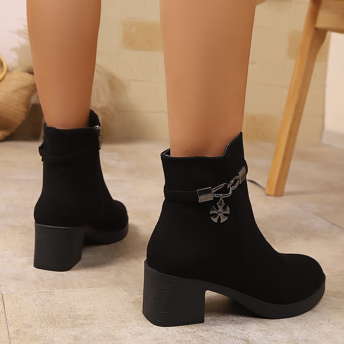 Fashionable New Round Toe Comf - Women'S Fashion Riding Boots review and price