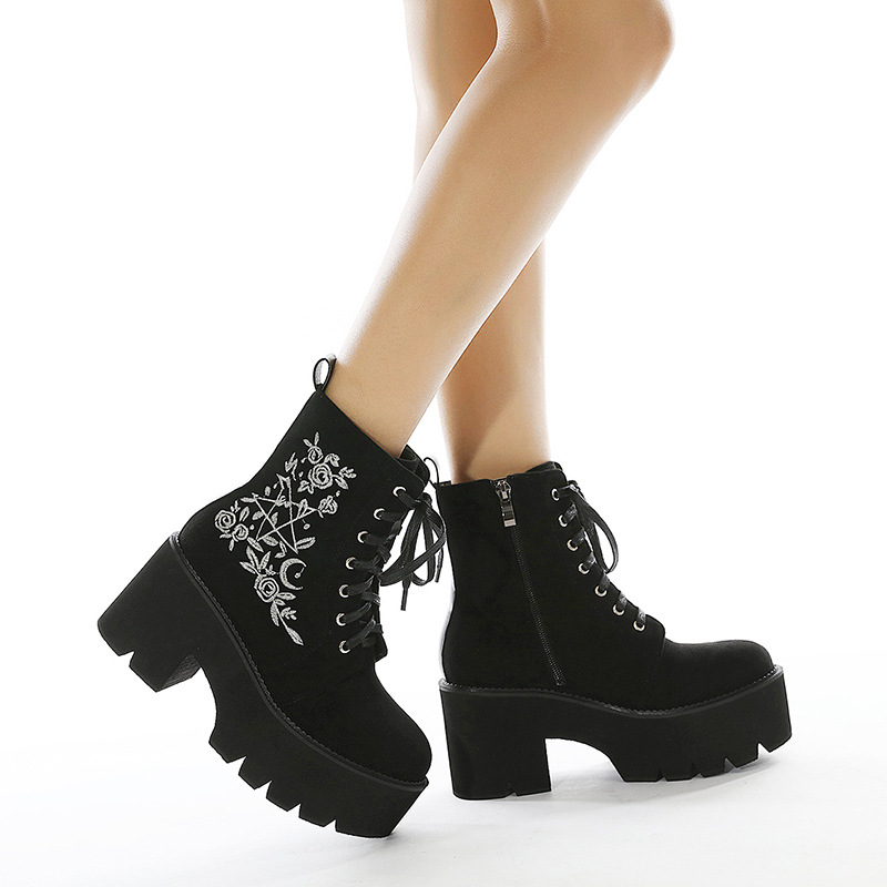 9cm Fashion Embroider Womens G - Women'S Fashion Riding Boots review and price