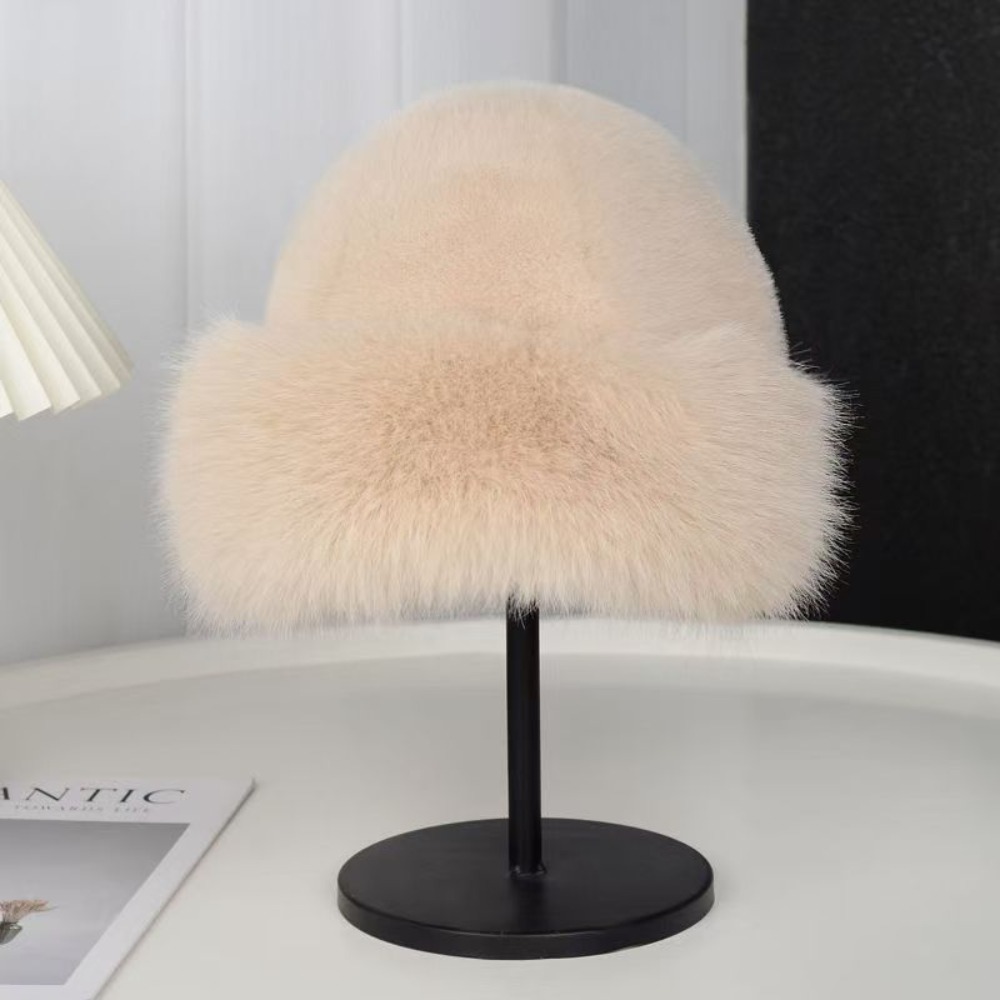 New Warm Fluffy Fur Bucket Hat - Bucket Hat Women review and price