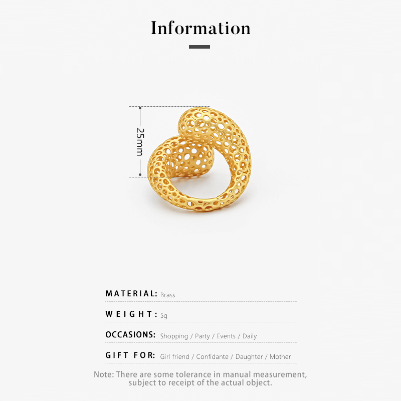 IVOG Arc Design Gold Color Rin - Women'S Fashion Website review and price