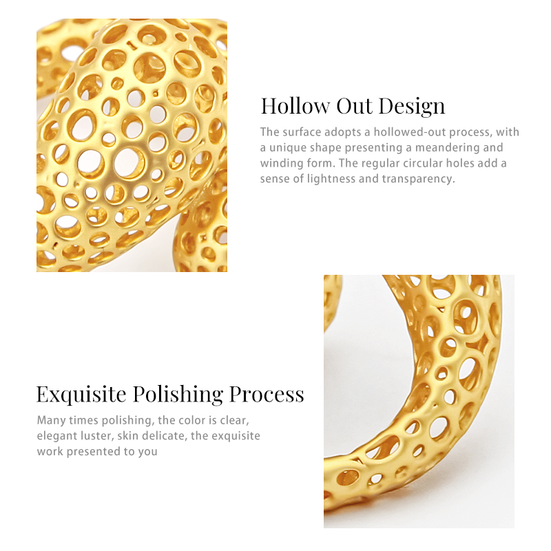 IVOG Arc Design Gold Color Rin - Women'S Fashion Website review and price