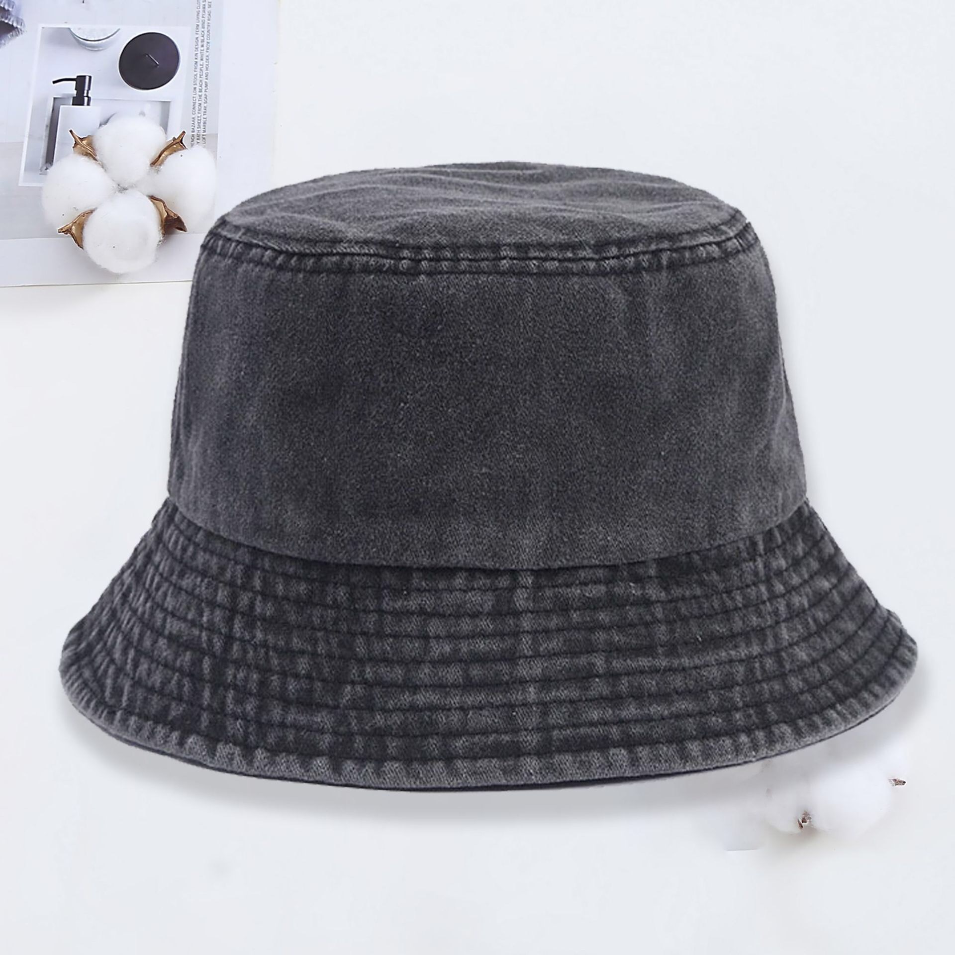 Custom Logo Denim Bucket Hat F - Bucket Hat Women review and price