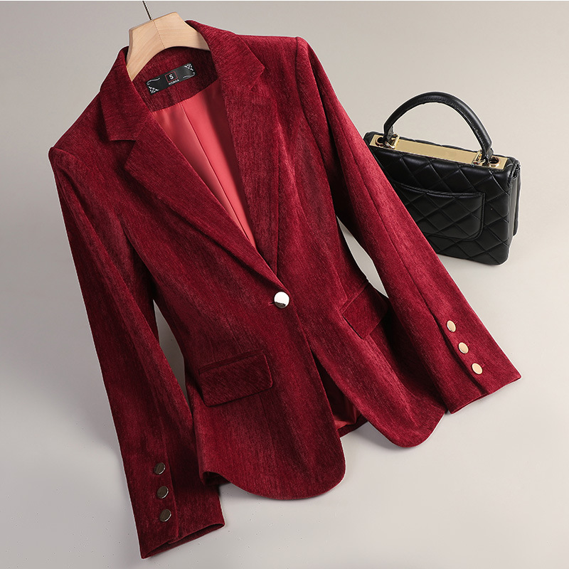 Yellow Gold Velvet Blazer Wome - Velvet Blazer Women review and price