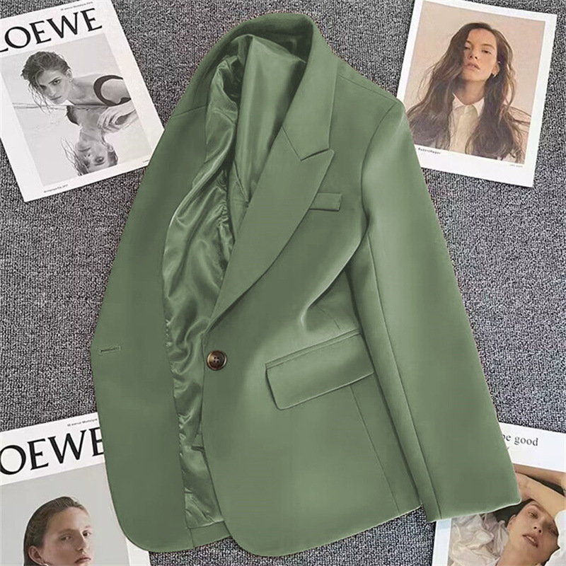 Green Suit Jacket Women's Fash - Velvet Blazer Women review and price