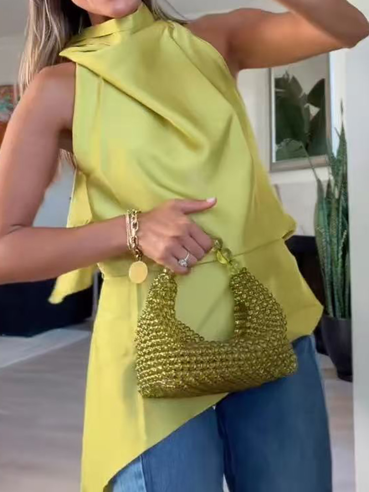 Halter Lace-Up Fashion Chic Bl - Women'S Fashion Trends Spring 2026 review and price
