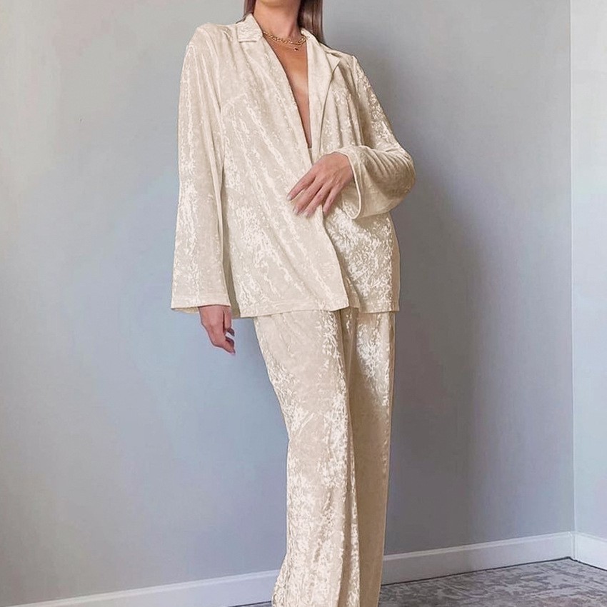 Lounge Pj Nightwear Pyjamas Ve - Velvet Blazer Women review and price