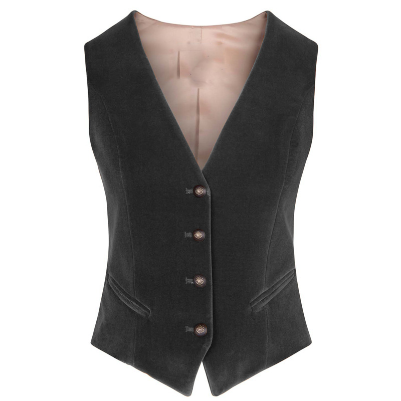 Women's Velvet Vest V-neck 4 B - Velvet Blazer Women review and price