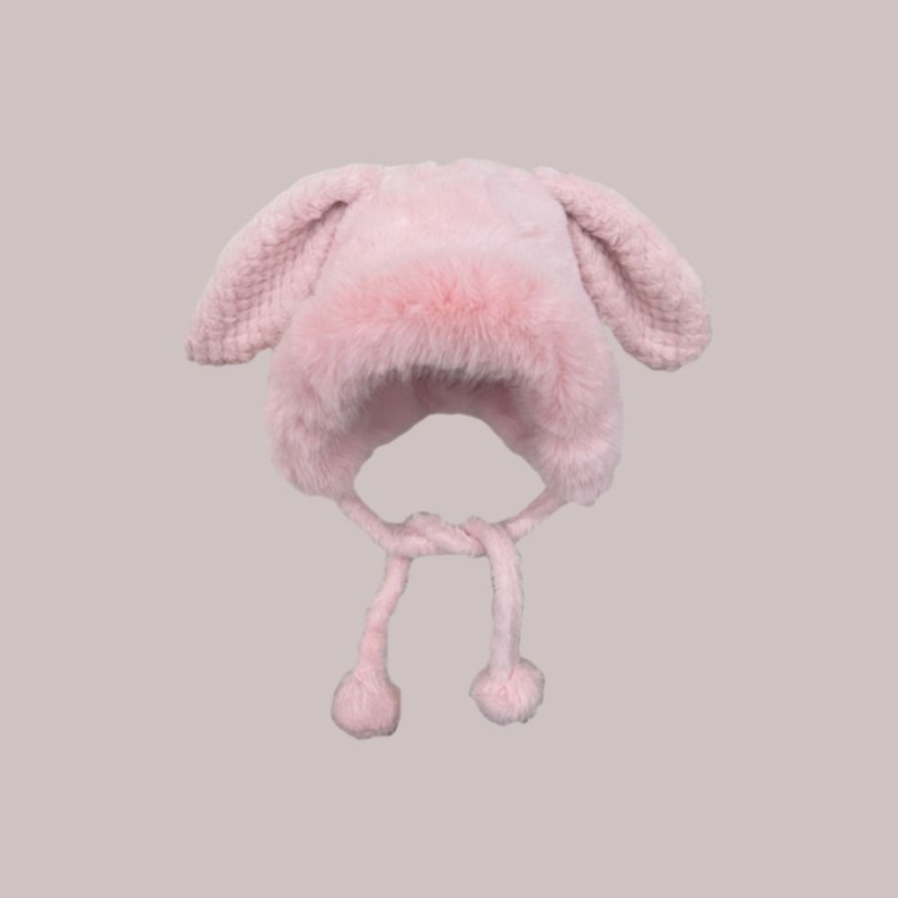 New Warm Winter Hat Woolen Ear - Bucket Hat Women review and price