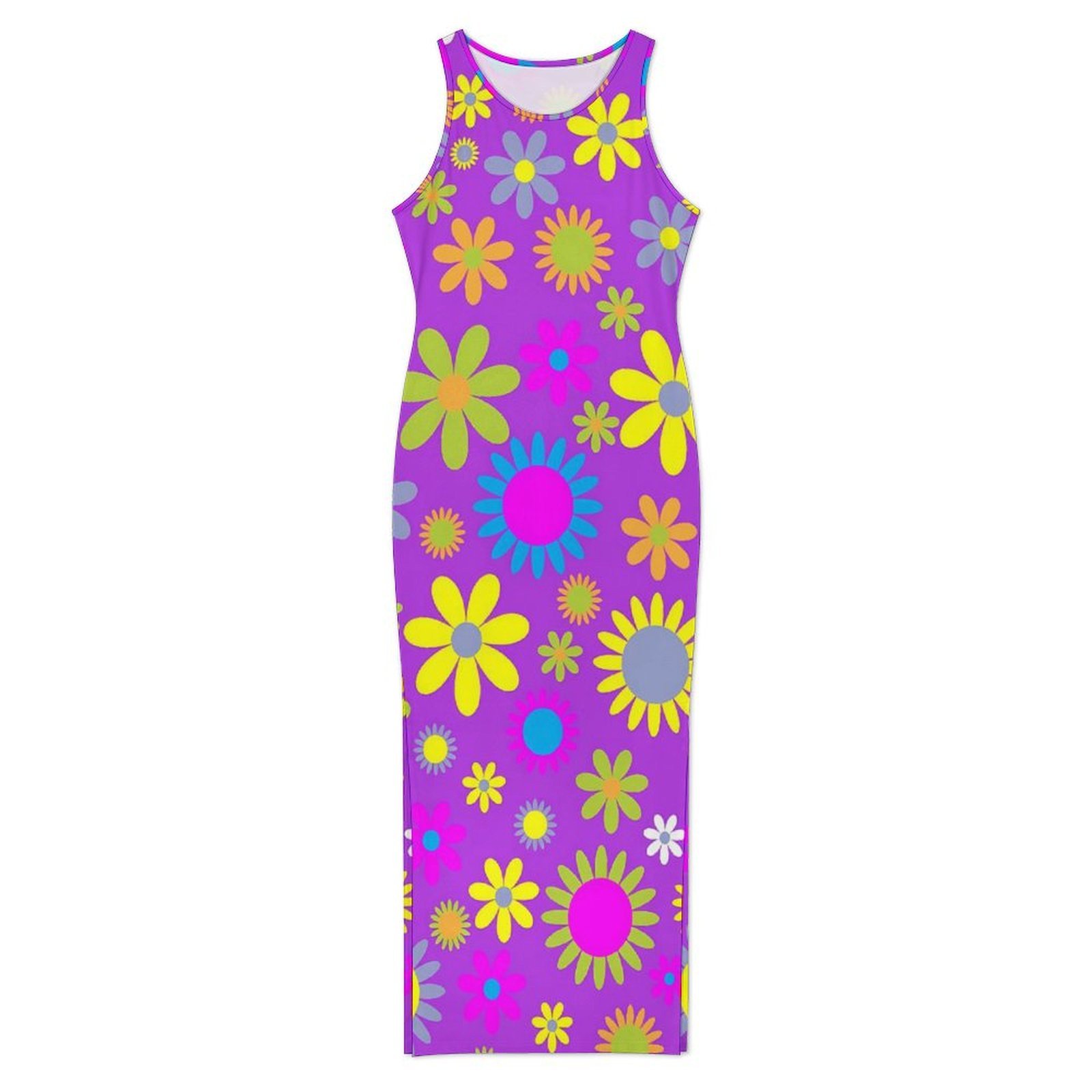 Flower Power Dress Sleeveless  - Women'S Fashion In The 1960S review and price