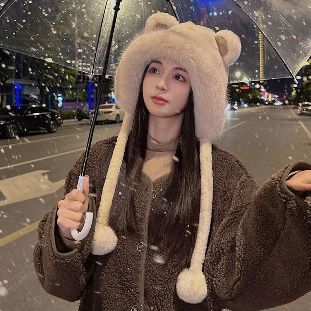 Cute Warm Winter Hat Lacing Wo - Bucket Hat Women review and price
