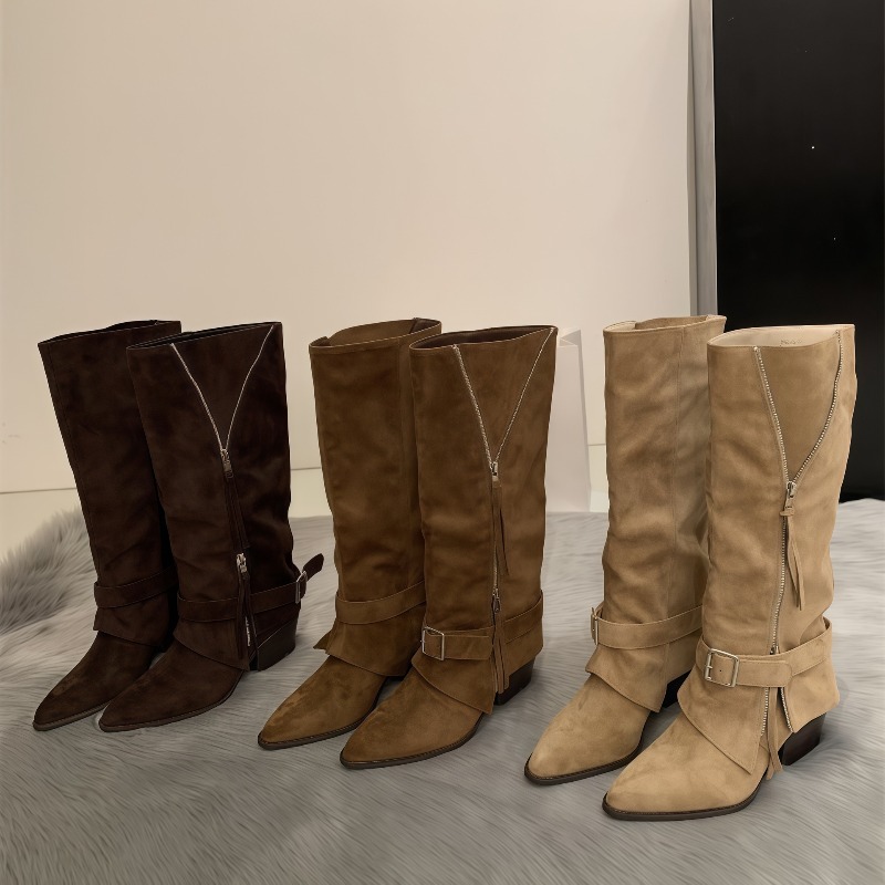 Women's Boots Vintage Suede Le - Women'S Fashion Trousers review and price