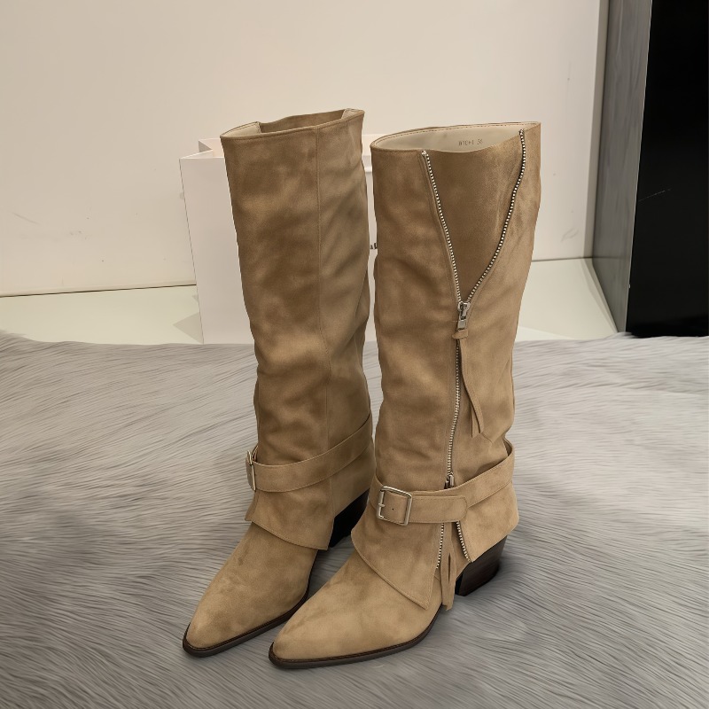 Women's Boots Vintage Suede Le - Women'S Fashion Trousers review and price