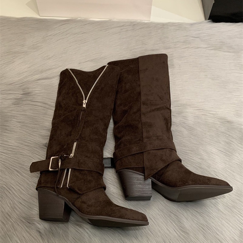 Women's Boots Vintage Suede Le - Women'S Fashion Trousers review and price
