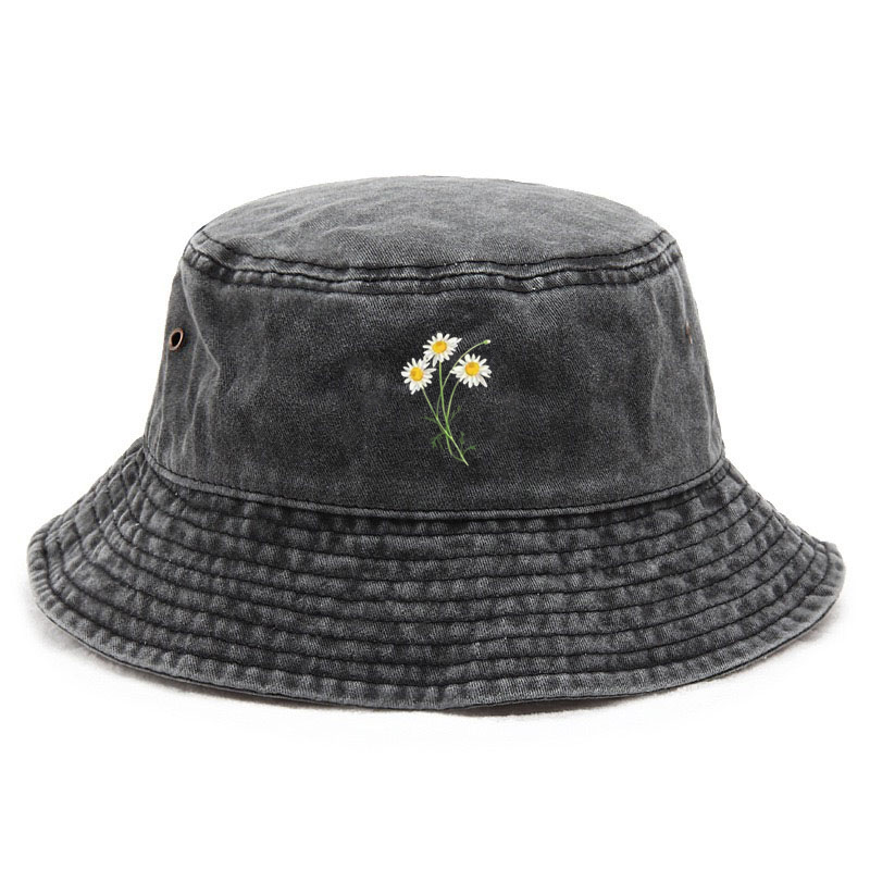 Customize Flower Cotton Washed - Bucket Hat Women review and price