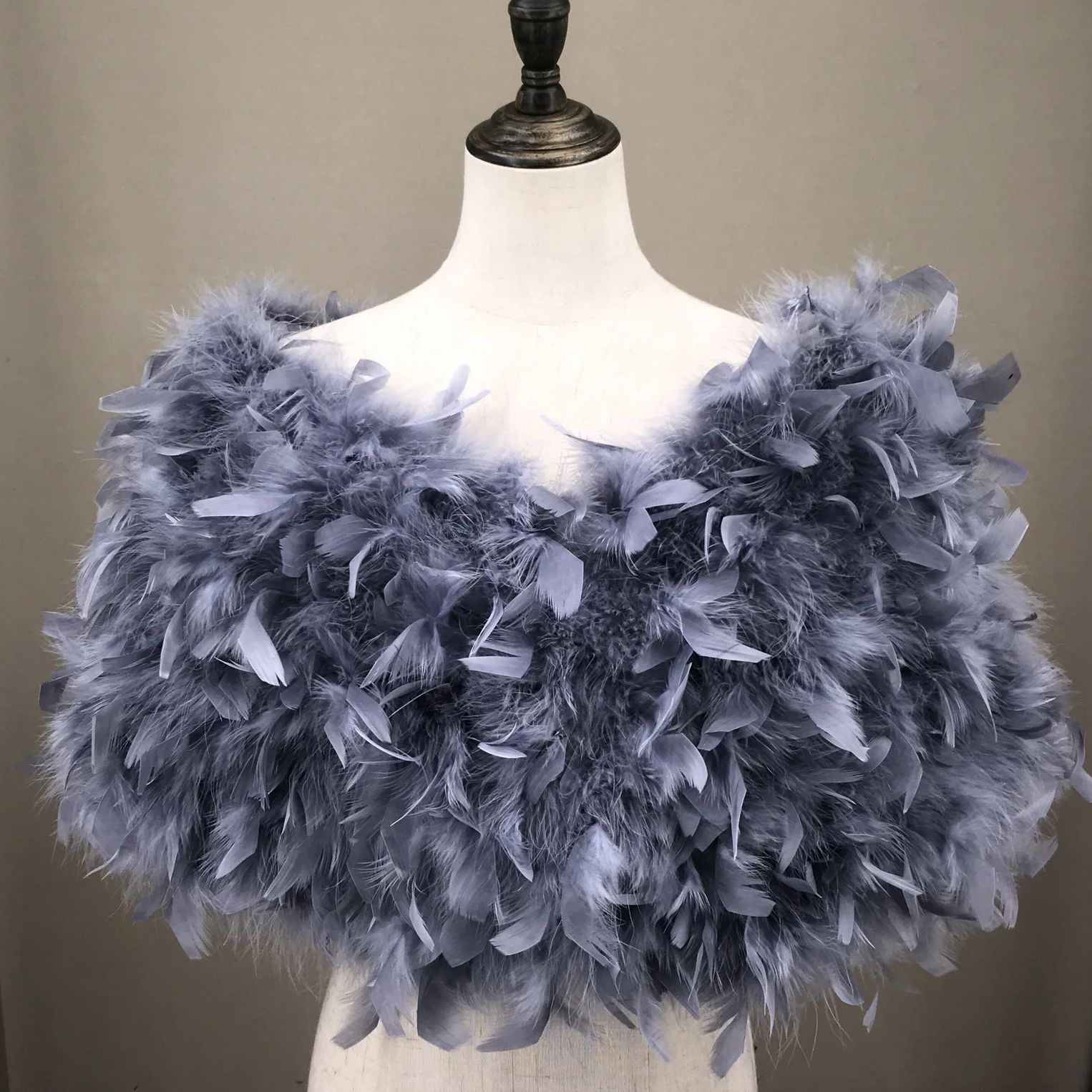 Real Turkey Feather Shawl with - Turkey Women Fashion review and price